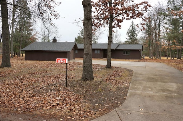 28942 Spring Green Way, Danbury, WI 54830 - view of front of house with curved driveway