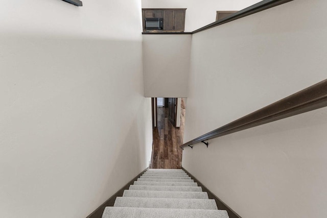 N1647 21st Ave, Wautoma, WI 54982 - stairs featuring wood finished floors