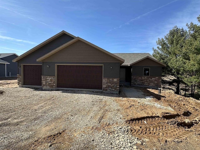 N1647 21st Ave, Wautoma, WI 54982 - view of front of home featuring stone siding