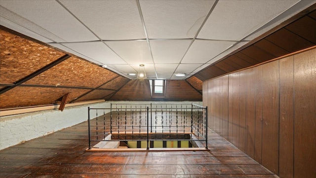 712 Water St, Genoa, WI 54632 - bonus room with wooden walls