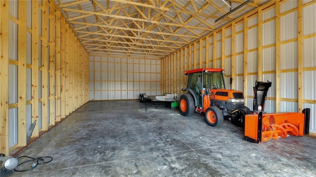 27183 250th St, Holcombe, WI 54745 - garage with metal wall