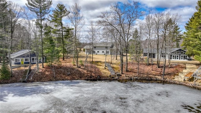 27183 250th St, Holcombe, WI 54745 - view of yard featuring stairs