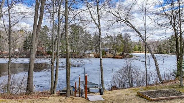 27183 250th St, Holcombe, WI 54745 - view of water feature featuring a dock
