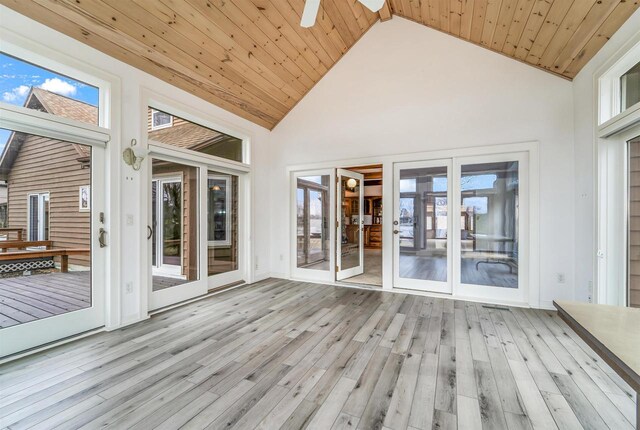 2015 Hickory Ln, Oshkosh, WI 54901 - unfurnished sunroom featuring plenty of natural light and french doors