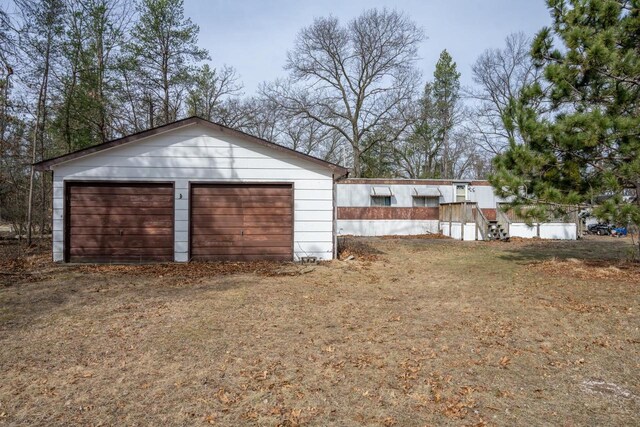 N7363 Wahneeta Ave, New Lisbon, WI 53950 - view of detached garage