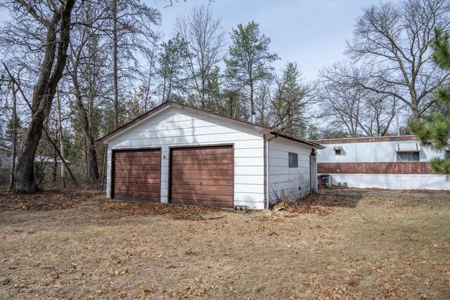 N7363 Wahneeta Ave, New Lisbon, WI 53950 - view of detached garage