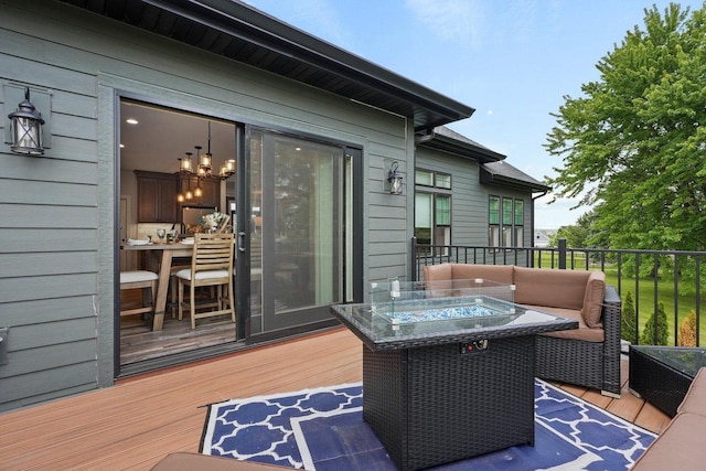 6612 Florance Ruth Ln, Sun Prairie, WI 53590 - deck with outdoor lounge area
