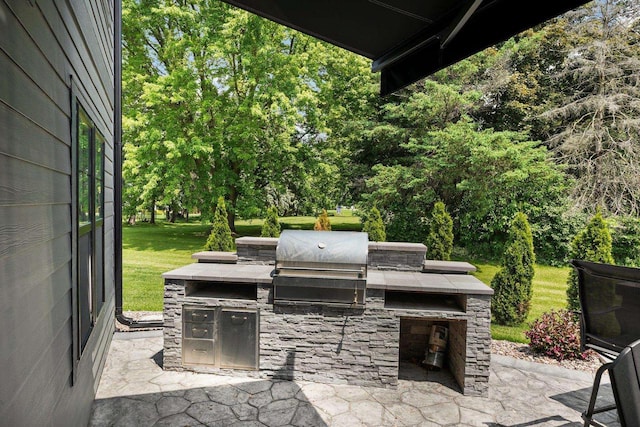 6612 Florance Ruth Ln, Sun Prairie, WI 53590 - view of patio featuring view of scattered trees