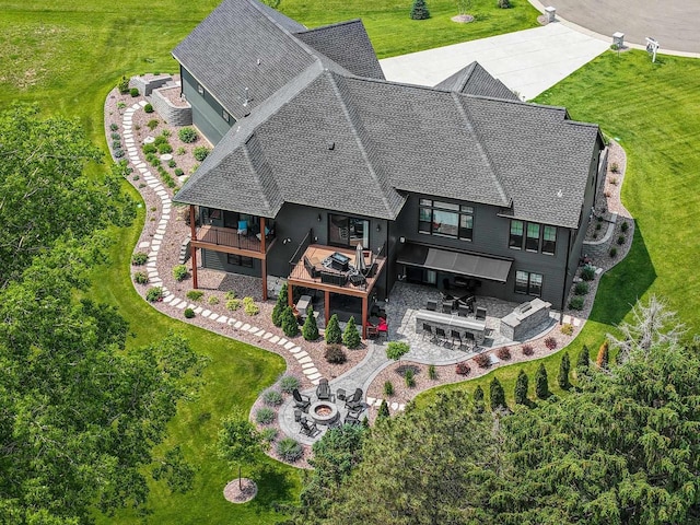 6612 Florance Ruth Ln, Sun Prairie, WI 53590 - view from above of property