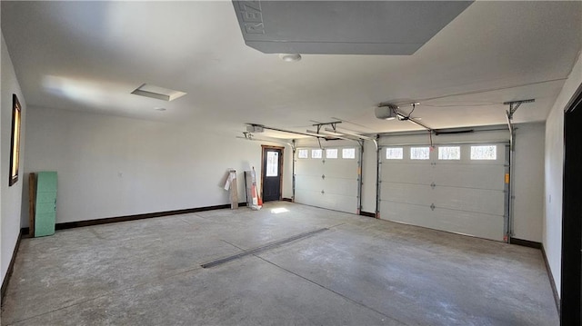 11960 US Highway 63, Hayward, WI 54843 - garage with baseboards