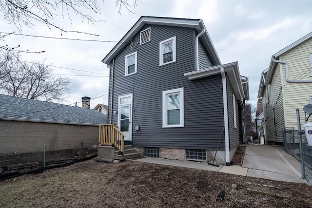 view of rear view of house
