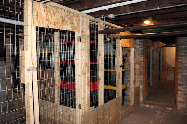 view of storage room