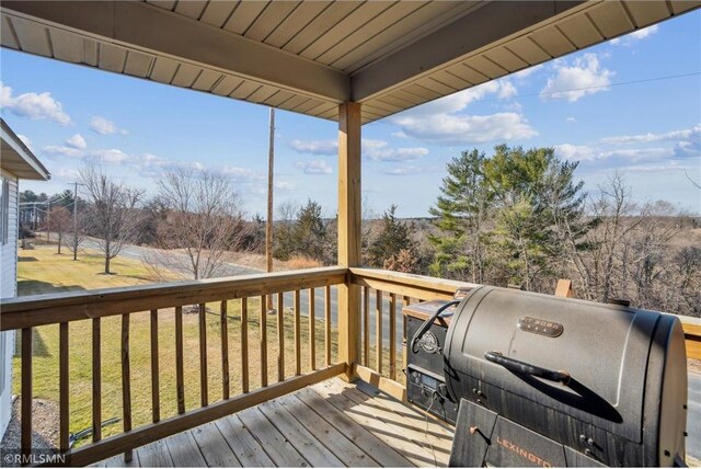 219 Bluff Dr, Somerset, WI 54025 - deck featuring a yard