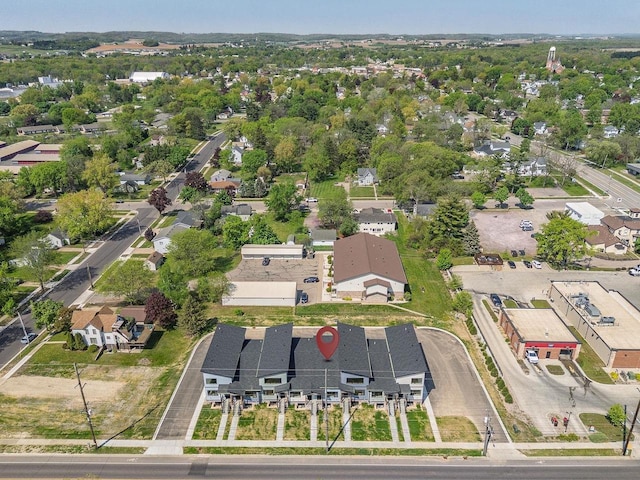 216 S Dewey Ave, Reedsburg, WI 53959 - aerial view of property's location with nearby suburban area