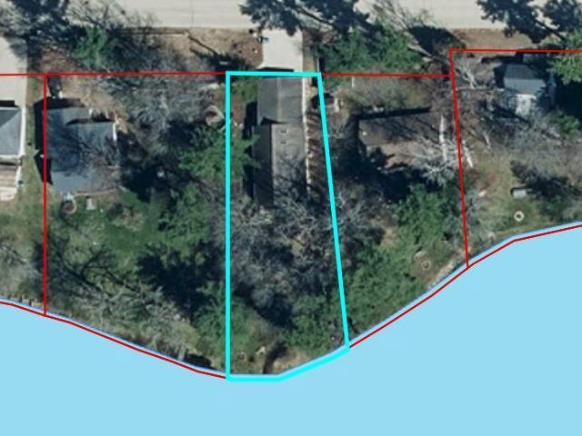 W8547 Cloverleaf Lake Rd, Clintonville, WI 54929 - map of property location featuring property boundaries highlighted