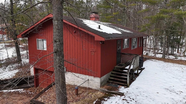 W1514 Spirit Ridge Trl, Keshena, WI 54135 - view of snow covered structure