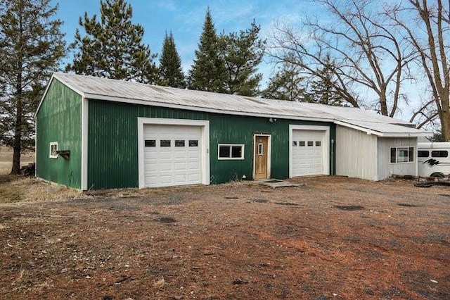 8283 345th St, Stanley, WI 54768 - view of detached garage
