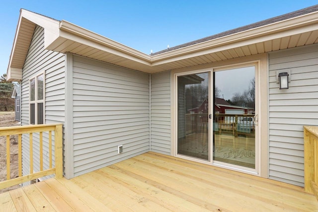 6101 Fox Run Ln, Mount Pleasant, WI 53406 - view of wooden terrace