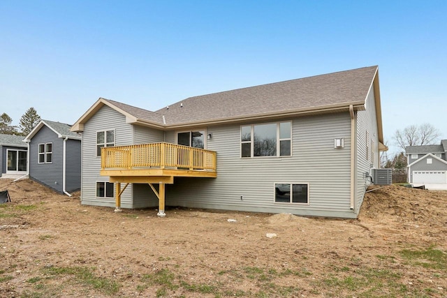 6101 Fox Run Ln, Mount Pleasant, WI 53406 - rear view of property with cooling unit