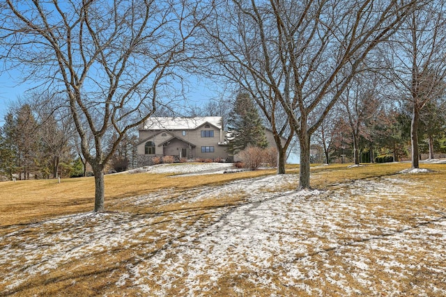 9842 Elan Rd, Tomah, WI 54660 - view of front of house with a yard