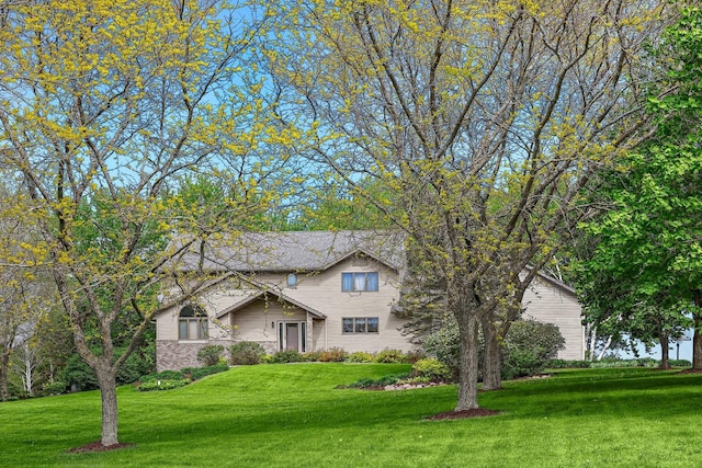 9842 Elan Rd, Tomah, WI 54660 - view of front of property featuring a front lawn
