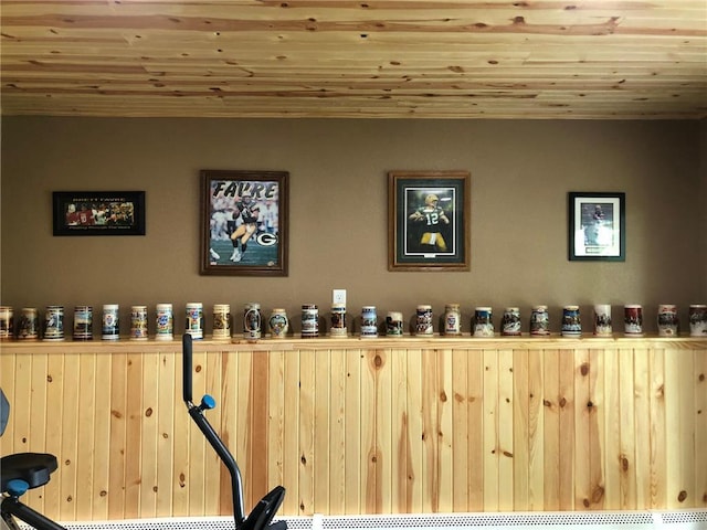 1794 W White Ash Dr, Balsam Lake, WI 54810 - detailed view of wood ceiling