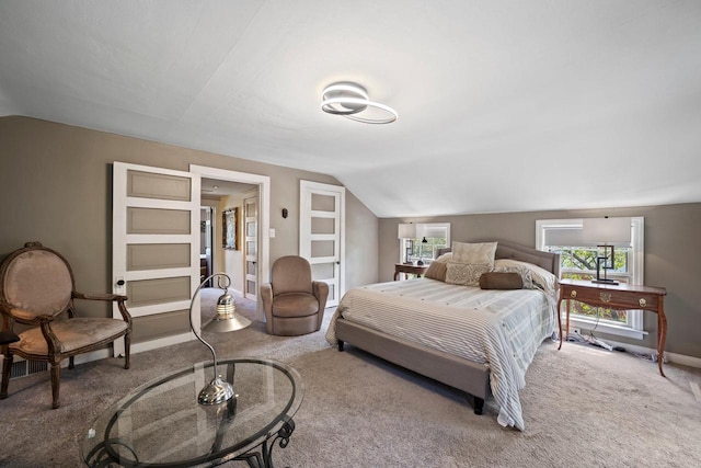 1941 S 124th St, New Berlin, WI 53151 - carpeted bedroom with baseboards and vaulted ceiling