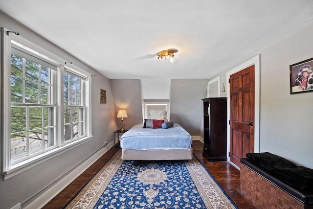 1941 S 124th St, New Berlin, WI 53151 - bedroom featuring dark wood-style floors and baseboards