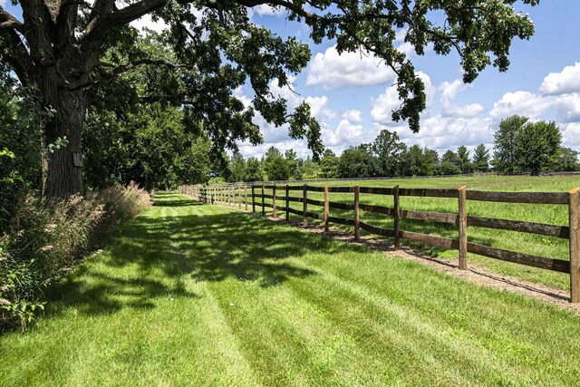 W340S2401 County Road C, Oconomowoc, WI 53066 - view of yard with a rural view and fence