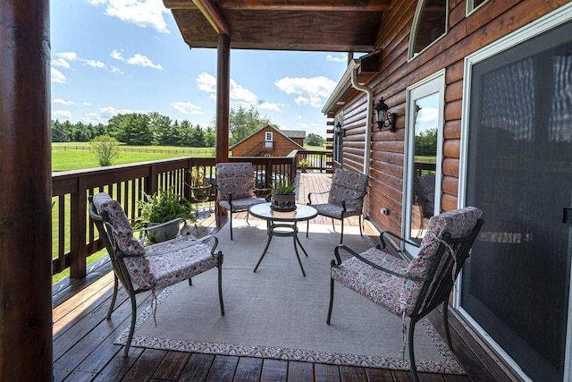 W340S2401 County Road C, Oconomowoc, WI 53066 - view of deck