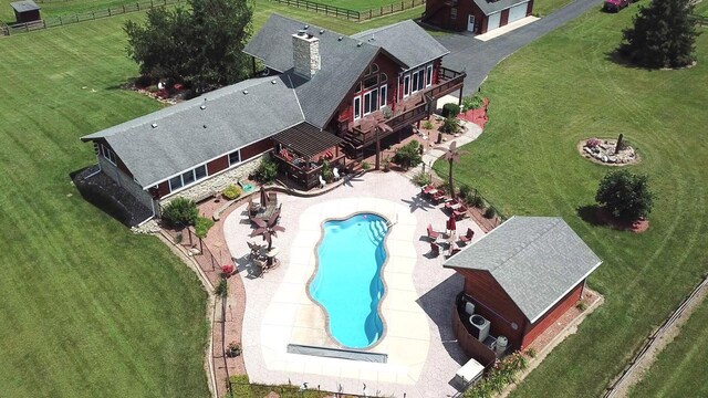 W340S2401 County Road C, Oconomowoc, WI 53066 - drone / aerial view