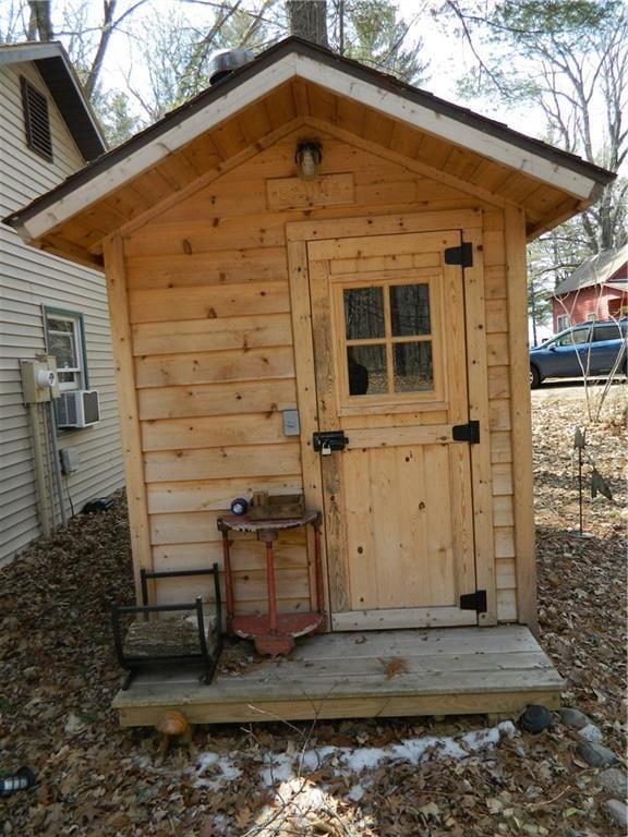 6039 Elsie Rd Unit 2, Stone Lake, WI 54876 - view of shed