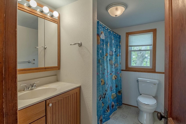 N1616 Haddinger Rd, Monroe, WI 53566 - bathroom with vanity and a shower with curtain