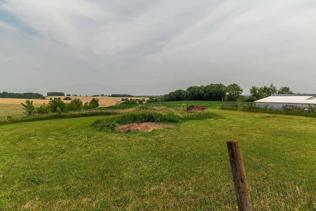 N1616 Haddinger Rd, Monroe, WI 53566 - view of green lawn featuring a view of countryside