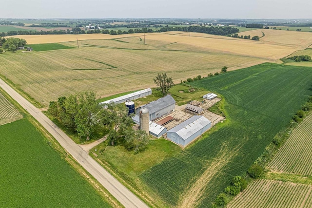 N1616 Haddinger Rd, Monroe, WI 53566 - aerial view of property and surrounding area with rural landscape and farmland