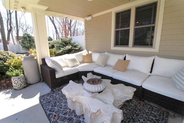 4786 Cardinal Ln, Sun Prairie, WI 53590 - view of patio / terrace featuring an outdoor hangout area