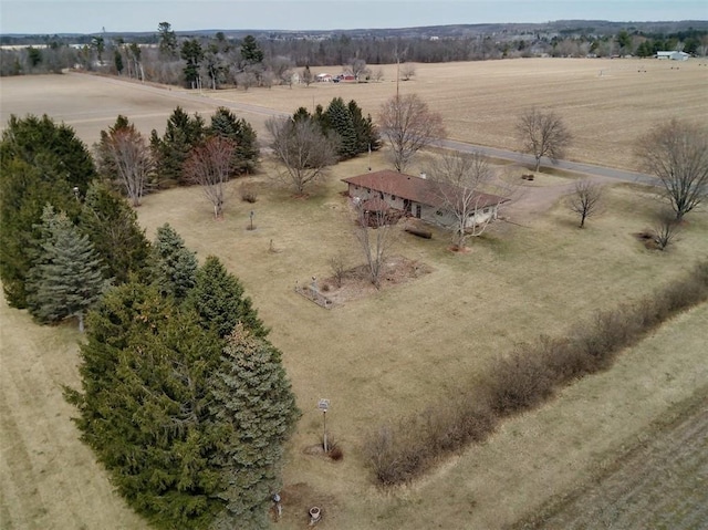 1024 24th St, Chetek, WI 54728 - bird's eye view featuring a rural view