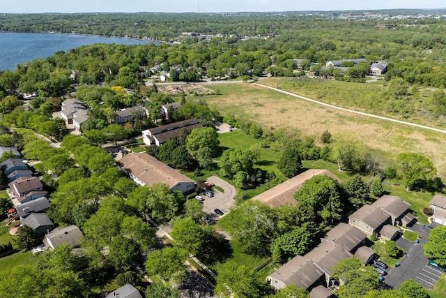 3410 Valley Ridge Rd Unit 1, Middleton, WI 53562 - aerial overview of property's location featuring a large body of water, a forest, and nearby suburban area