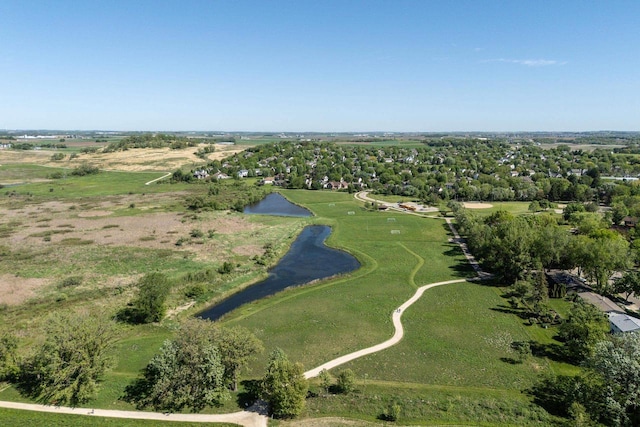 3410 Valley Ridge Rd Unit 1, Middleton, WI 53562 - aerial overview of property's location featuring a nearby body of water and a tree filled landscape