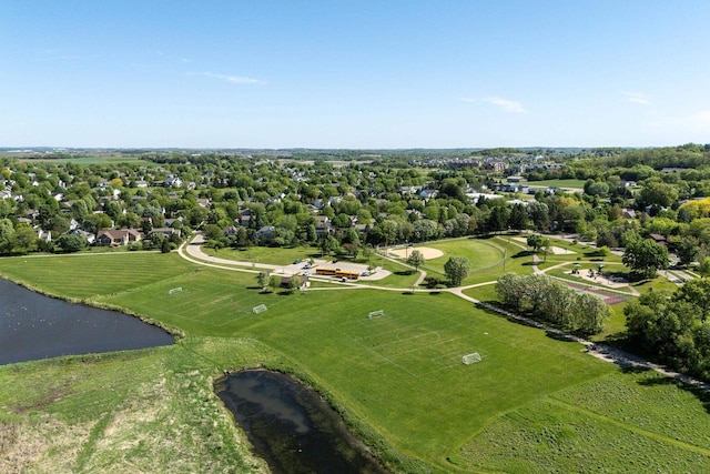 3410 Valley Ridge Rd Unit 1, Middleton, WI 53562 - drone / aerial view of a nearby body of water and a tree filled landscape