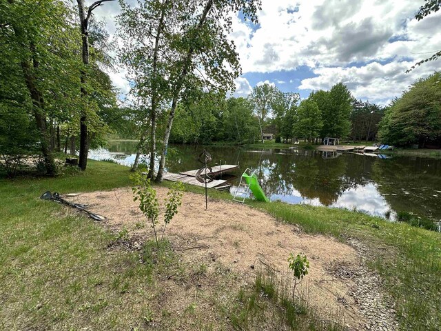 N9378 21st Ave, Neshkoro, WI 54960 - view of water feature with a dock