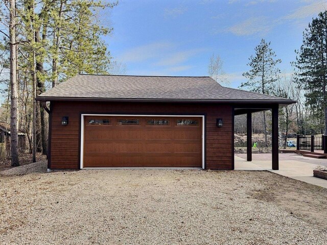 N9378 21st Ave, Neshkoro, WI 54960 - view of detached garage