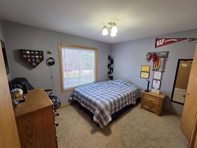 246 Golliher Ct, Westfield, WI 53964 - bedroom with light colored carpet and baseboards