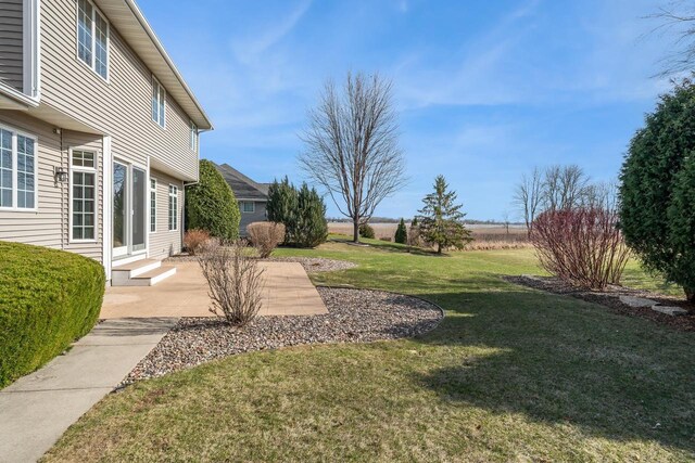 3895 Shorebird Ct, Oshkosh, WI 54904 - view of yard with entry steps and a patio
