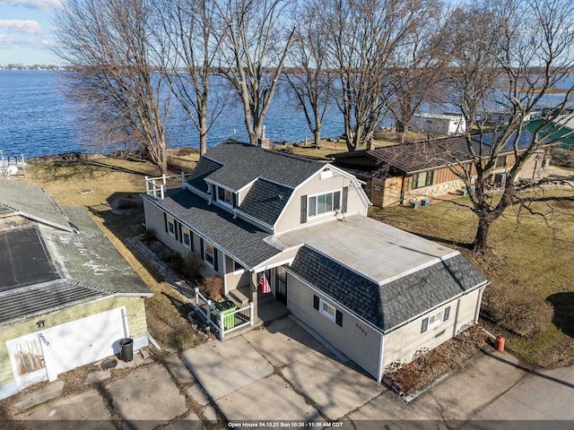 2963 Sunset Point Ln, Oshkosh, WI 54904 - bird's eye view with a water view