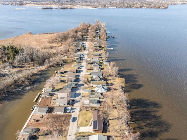 2963 Sunset Point Ln, Oshkosh, WI 54904 - birds eye view of property featuring a water view