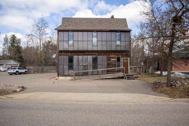 2940 Plover Springs Dr, Plover, WI 54467 - view of front facade with a porch and roof with shingles