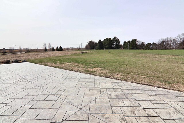 1817 Arboretum Dr, Janesville, WI 53548 - view of patio / terrace with a rural view