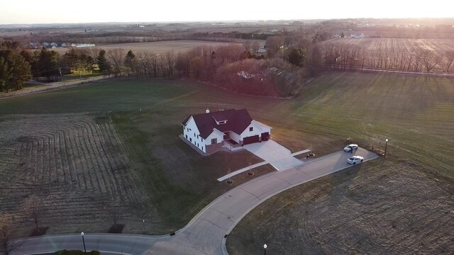 1817 Arboretum Dr, Janesville, WI 53548 - birds eye view of property with a rural view