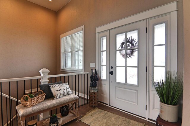 1817 Arboretum Dr, Janesville, WI 53548 - entrance foyer featuring wood finished floors